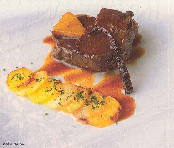 Carrilleras de ternera a la vainilla